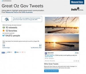 Great Oz Gov Tweets - Sunrise at Matilda Bay