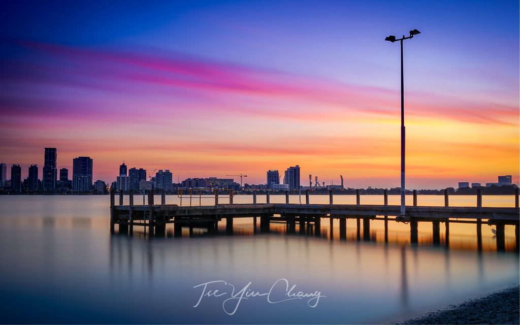 Perth City at sunrise