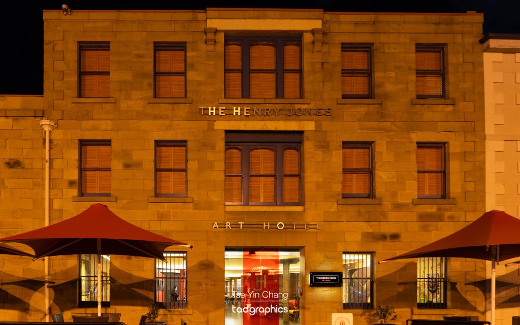 The historic Henry Jones Art Hotel located in one the oldest waterfront warehouses in Hobart is Australia's first dedicated art hotel