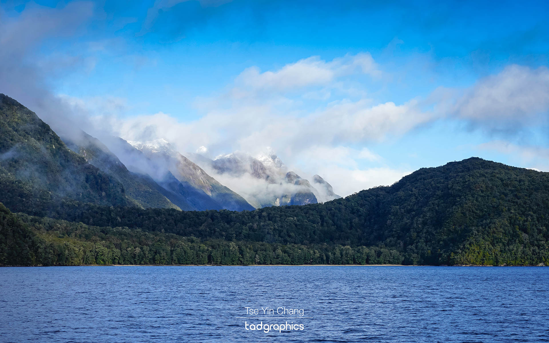Vast and untouched wilderness of Doubtful Sound