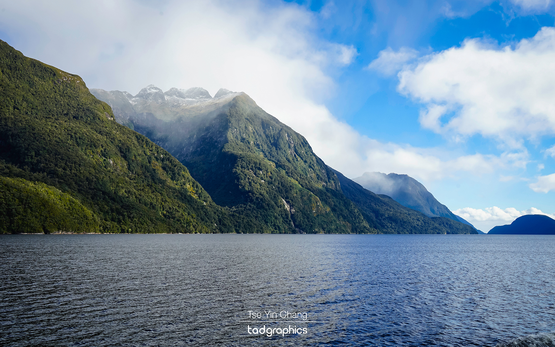 The mood of the fjord is dominated by the weather, it was tranquil and mysterious in the mist 