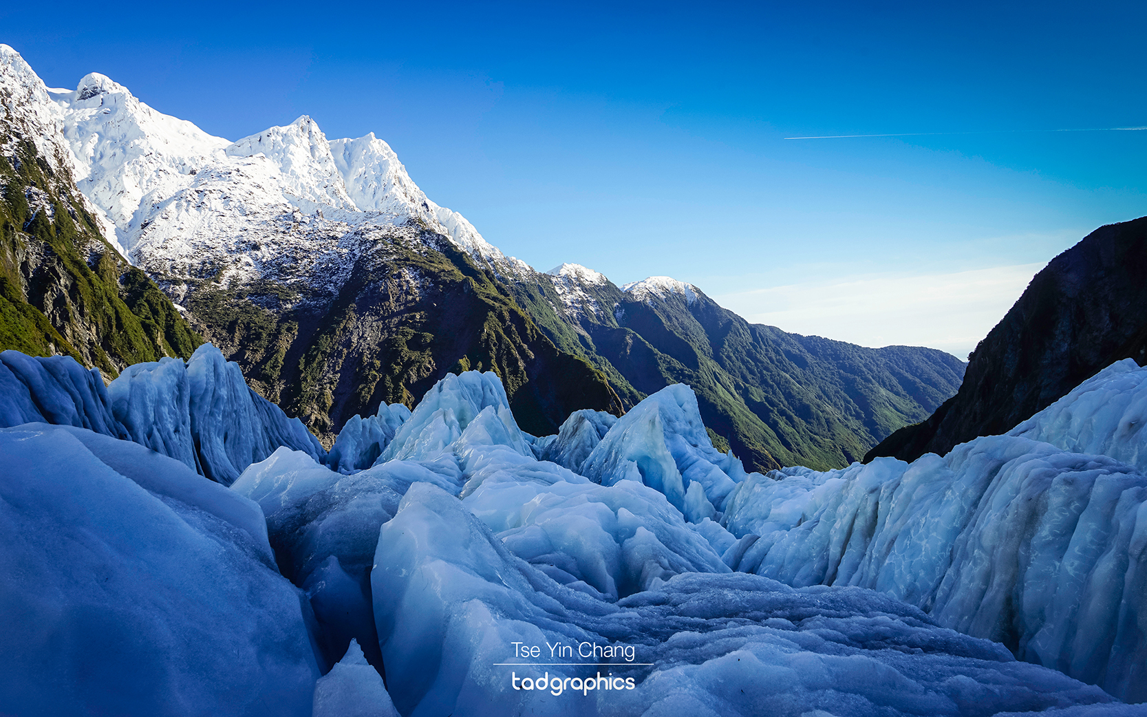 The majestic Franz Josef Glacier