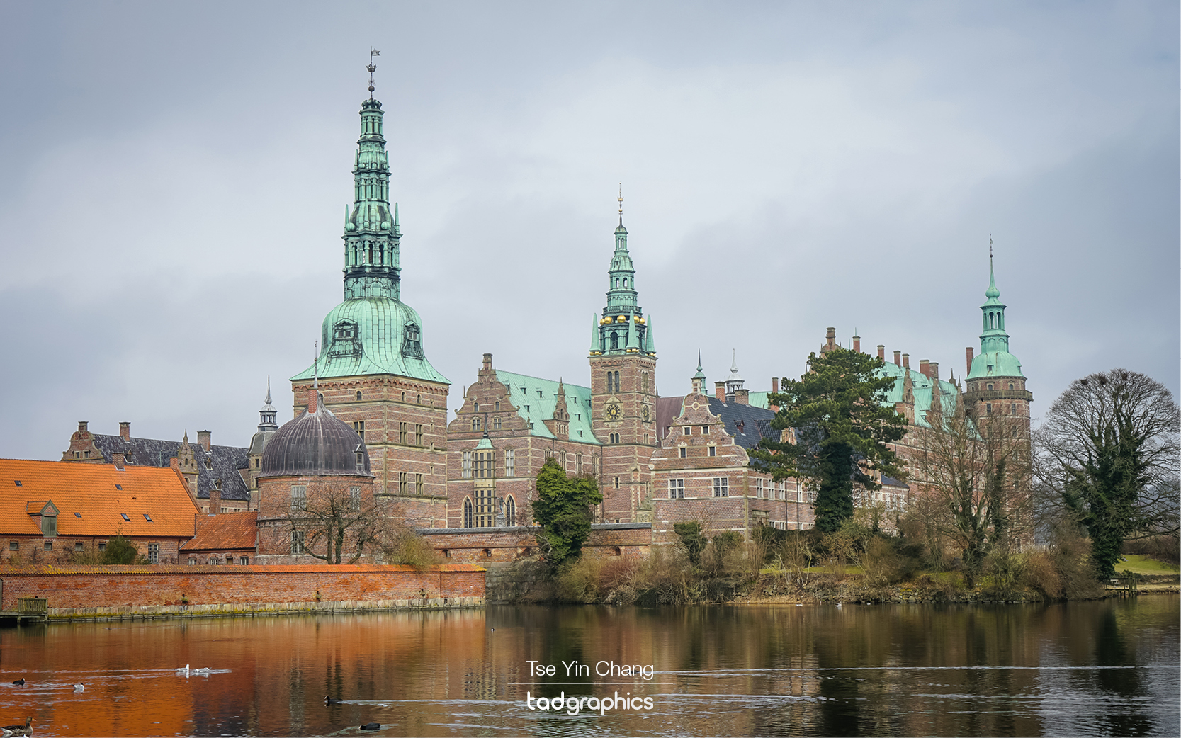 The Frederiksborg Castle built by King Christian IV in the early decades of the 17th century incorporates the best of Renaissance architecture and craftsmanship