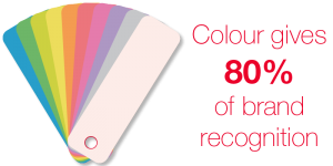 Colour gives 80% of brand recognition