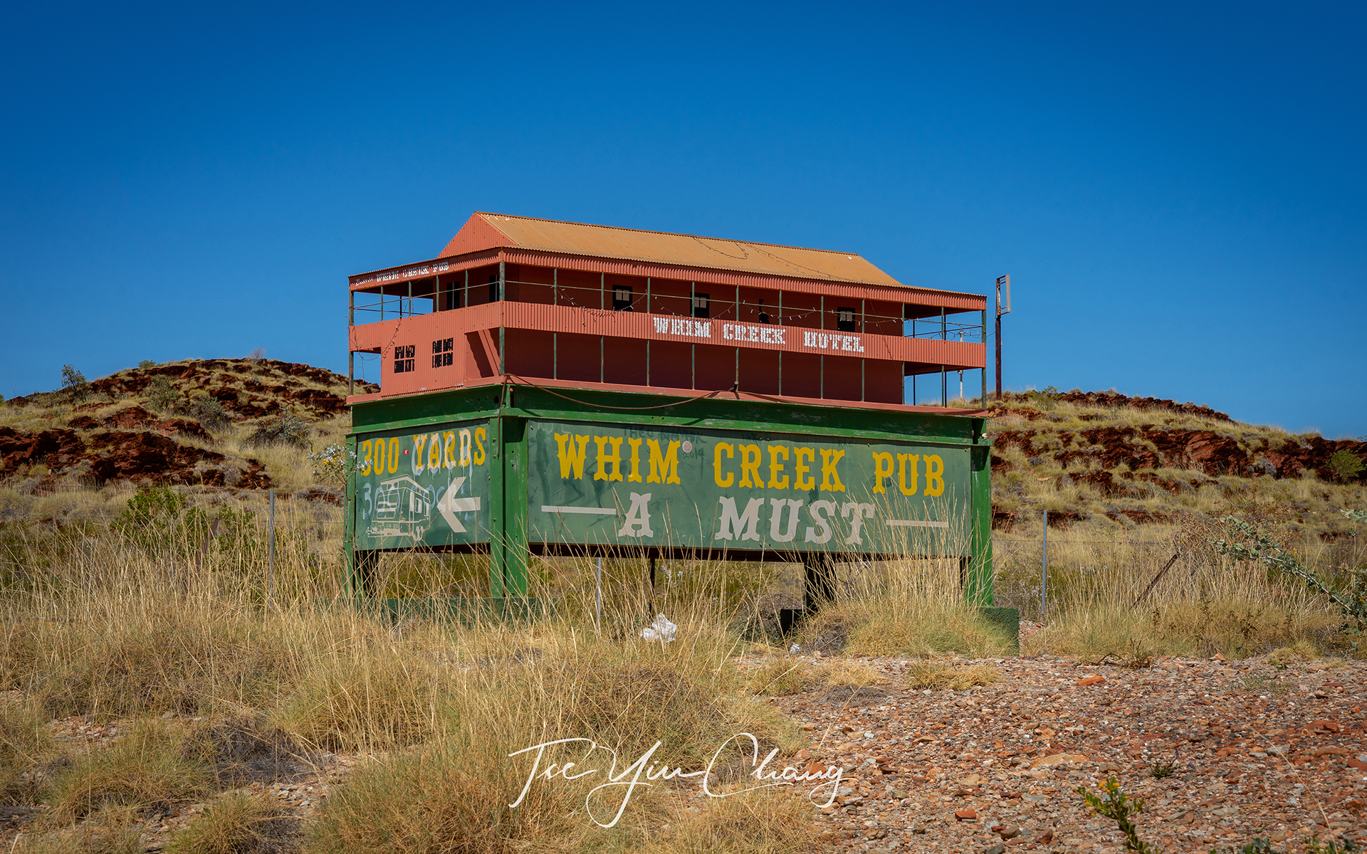 Whim Creek was once a thriving town established to service copper and gold mines in the region located on the North West Coastal Highway midway between Karratha and Port Hedland