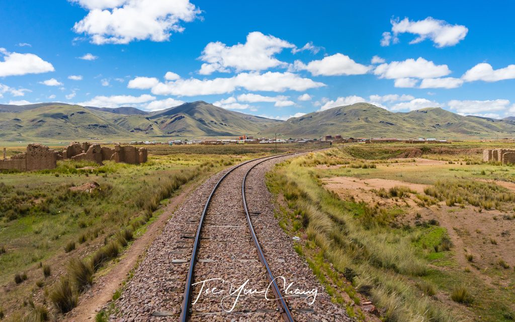 The part of the country which the train travels through is known as the altiplano