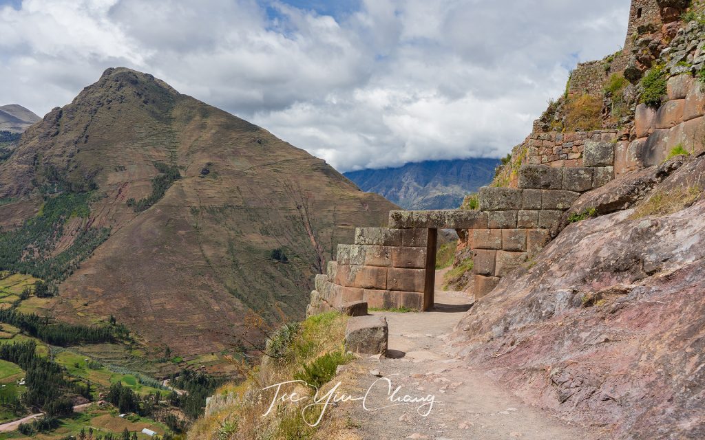 Inca doorway, marking the entrance to the sun temple