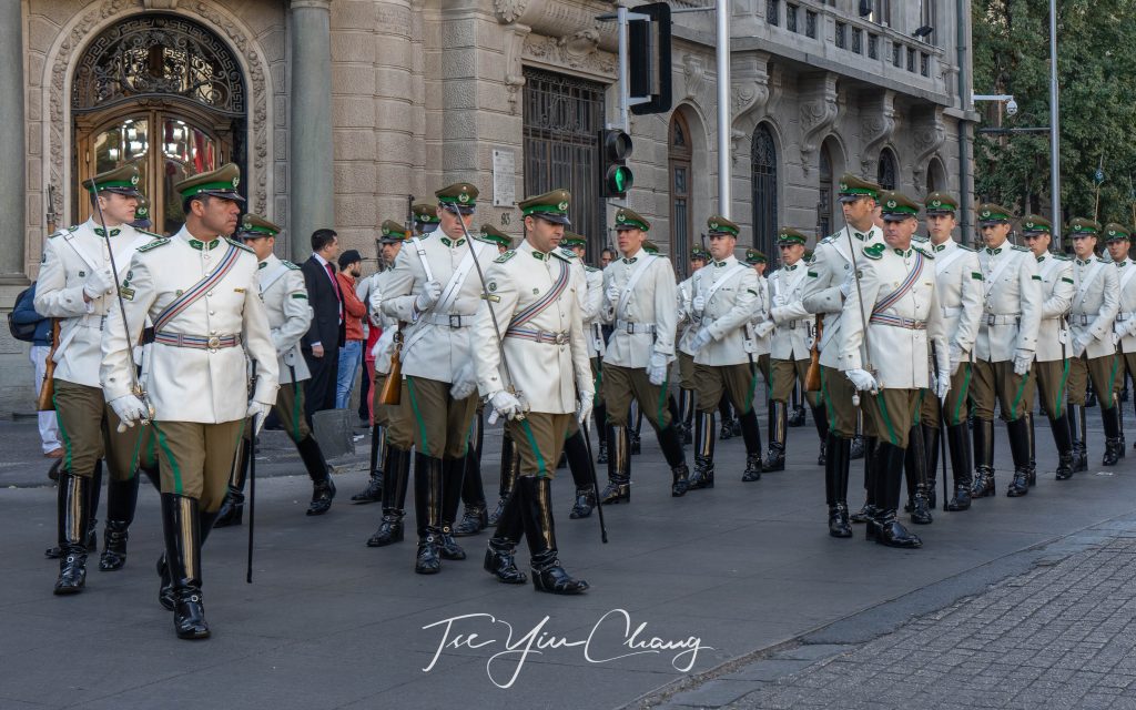 La Moneda Changing of the Guard Ceremony